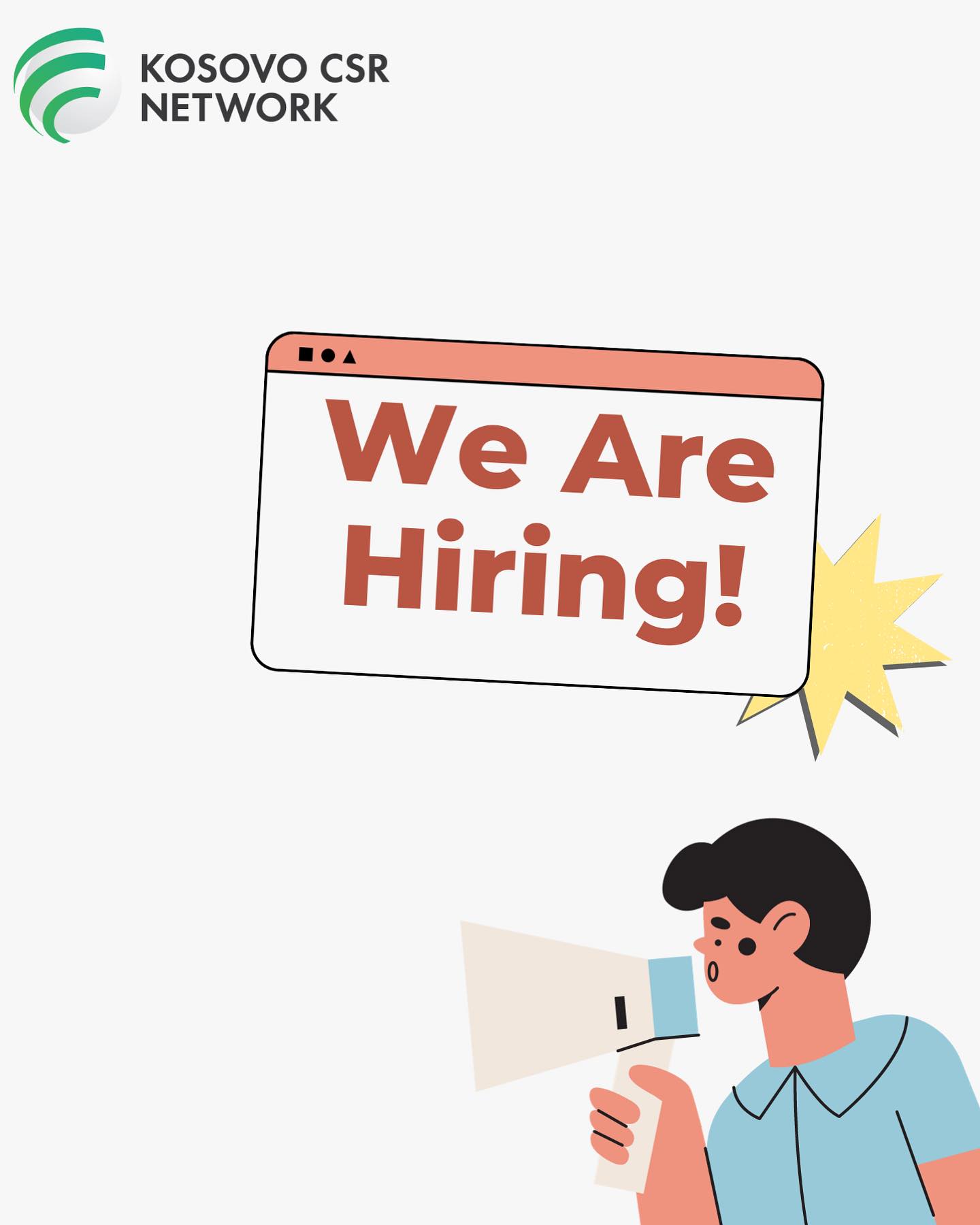 Kosovo CSR Network is hiring: Join our team!