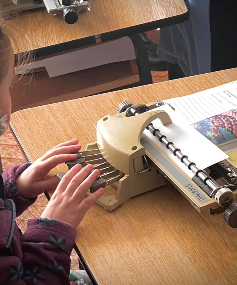 Braille Equipment Donated to the “Xheladin Deda” Resource Center in Peja