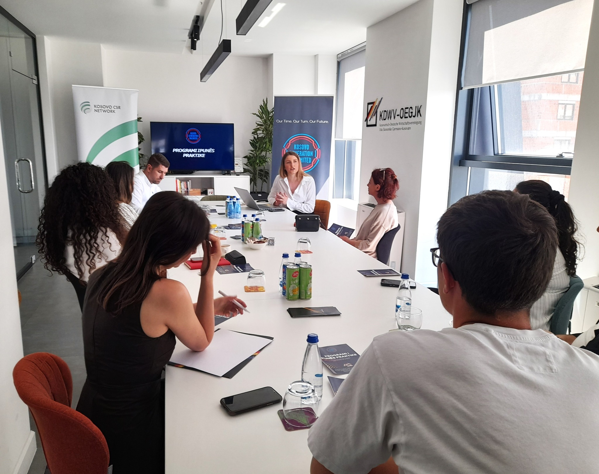 Kosovo CSR Network Hosts Informative Session for Businesses on K-GenU Project