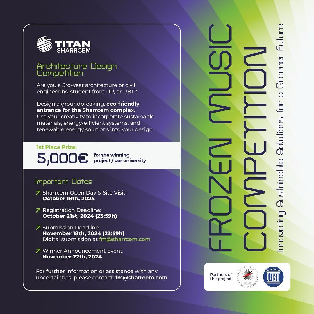 TITAN Sharrcem Launches Frozen Music Architecture Design Competition