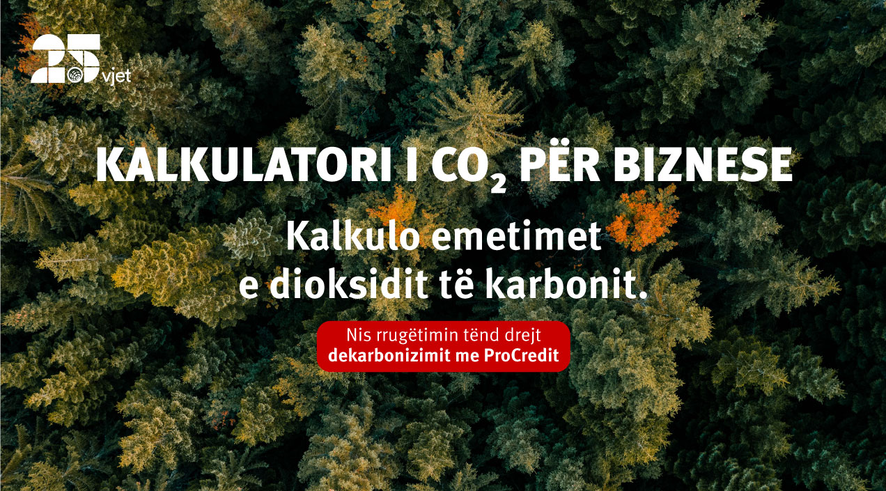 ProCredit Bank Kosova Launches Kosovo’s First CO₂ Calculator