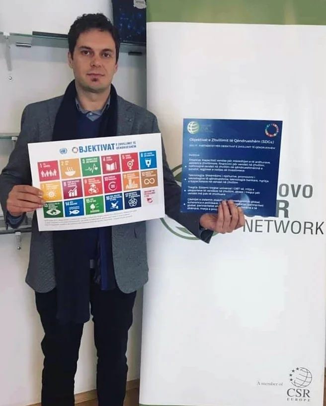 Vigan Sylejmani Appointed Vice Chair of the Board of Directors of Kosovo CSR Network